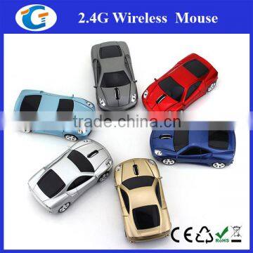 wireless optical car shaped mouse for pc laptop