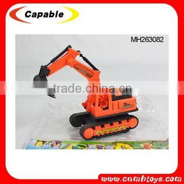 Mini plastic friction excavator car toy