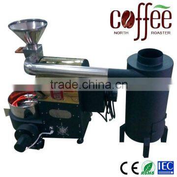 1kg Stainless Steel Coffee Bean Roaster Machine with FOTEK PID Controller