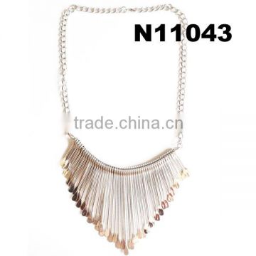 wholesale chunky metal statement necklace 2014 in china