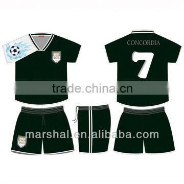 OEM blank kids team soccer uniforms new design kids soccer wear supplier jersey thailand