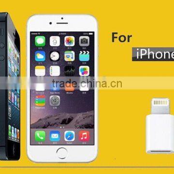 Wholesales MFi Certified 8 Pin C48 Tip to Micro Usb 5 Pin Adapter ABS for Phone Cable photo-2