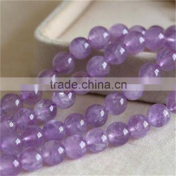 Factory Wholesale Natural Lavender Amethyst Beads Semi Handmade Beaded Jewelry Crystal Violet DIY photo-5