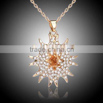 wholesale sun flower chain necklace designs bridal dubai jewelry for sale