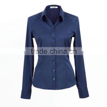 Top fashion blouse 2015 | long sleeve shirt woman blouse for woman wear