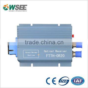 SC/PC 1GHz RFOG FTTH optical receiver, WDM agc optical node