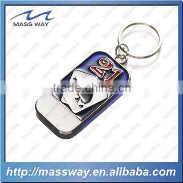 Souvenir Custom Lovely Funny Fish Shape Soft Enamel Metal Key Chain photo-3