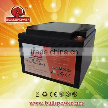 12v 26ah msds sealed lead acid battery