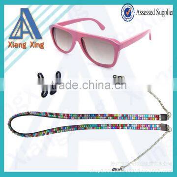 Colorful rhinestone strap for Sun glasses holder