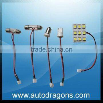 car SMD panel with 9 LEDs ,contacts 194, flexible festoon (1031, 1036, 1039, 1042, 1044)