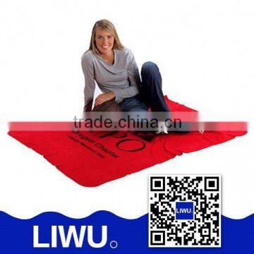 picnic fleece blanket with logo