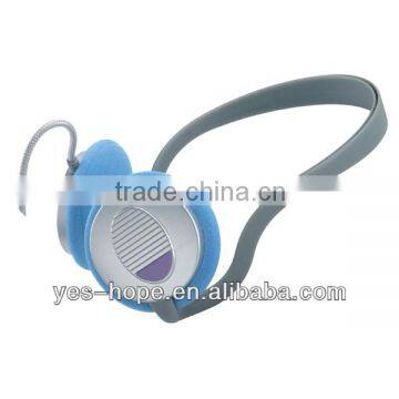 Chinese clear sound hot item cheap behind neck headset suit for train/bus/airline for sale