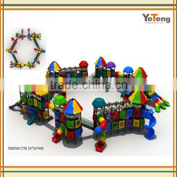 Wholesale Used Commercial Park Big Kids Outdoor Plastic Playground outdoor playground equipment