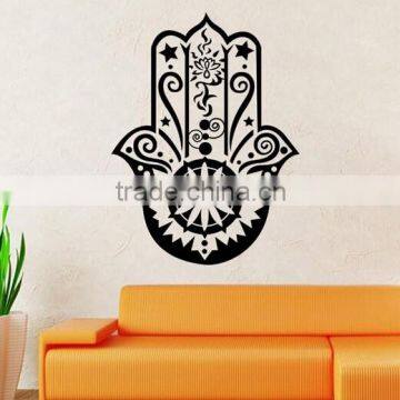 Wall Decal Vinyl Sticker Decals Hamsa Hand Eye Indian Yoga Buddha Fatima Namaste