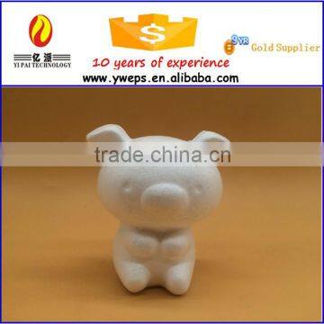 YIWU customized design pig/ foam animal model craft for kid diy