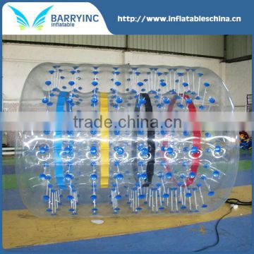 Hot commercial inflatable fun roller / water walking rollers with light