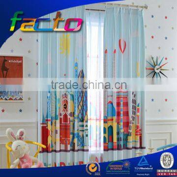 High quality Custom design curtain 2015 hot sell digital print