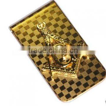 Hot selling metal silver plated money clip,gold plated money clip made in china 2015 new arrive with customized logo