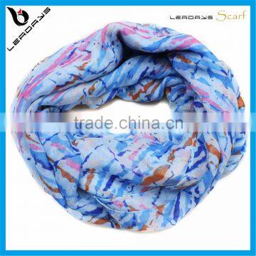 blue color colorful stripe latest infinity tube scarves