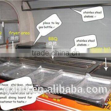 Street Fast Food Fruits Mobile Food Cart Fast Food in the Streets Quality Choice photo-3