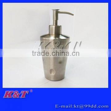 2015 cone shape stainless steel soap dispenser