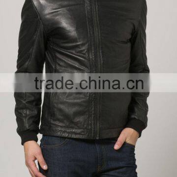 LR13002 genuine sheep leather jacket for men