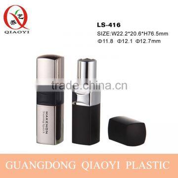 Square weighted lipstick tube