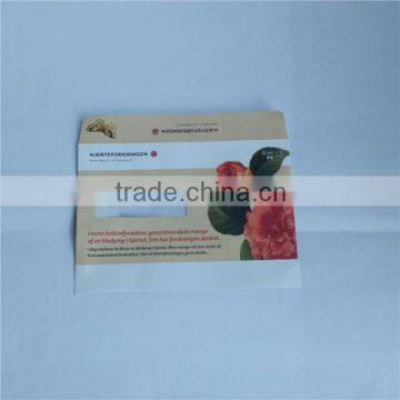 Custom design printed CMYK printing color envelope with window