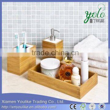 Chinese wholesale bamboo bathroom accessory set for sale alibaba sign in