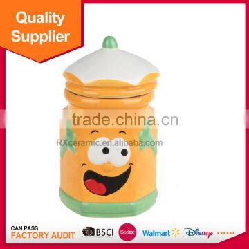 Ceramic Material Stocked Feature Pencil Honey Candy Jar photo-2