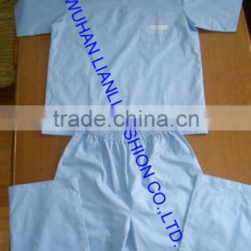 short sleeve blue sky hospital scrub uniform