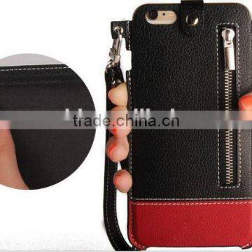 High quality Super thin mobile phone case stand flip leather phone case for iphone6, slim leather phone case                        
                                                Quality Choice