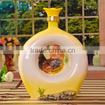 Brand Weian Zodiac Series Dog Ceramic Wine Bottle photo-3
