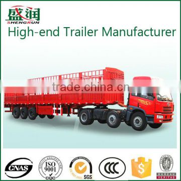 shandong jining tri-axle side wall trailer