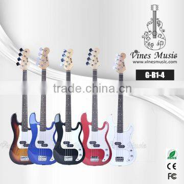 G-B1-4 4strings 20 frets S-S Pick up Sycamore wood electric bass china guitar