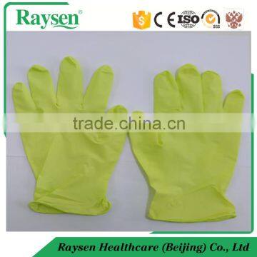 Green Nitrile Disposable Gloves