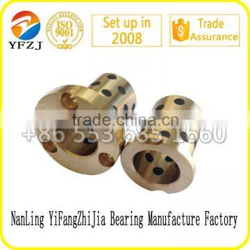 high speed and performance graphite guide bush,brass inlaid graphite bushing,bush