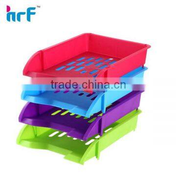 colorful plastic letter tray 4 in 1