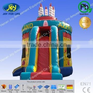 Candle Cake Happy Birthday Bounce House Combo