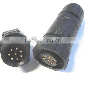 panel mounted watertight electrical connector