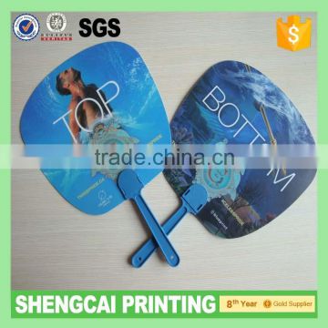 High quality custom plastic hand fan for promotion gifts use