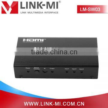 LINK-MI LM-SW03 15m Transmission Distance HDMI Switcher 3x1