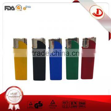 Chinese wholesale colorful refillable gas electronic lighter