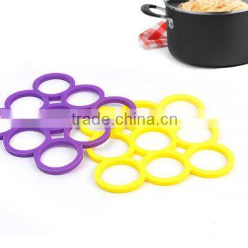 Heat Resistant Square Shape Silicone Cooking Baking Mat In Hollowed Out