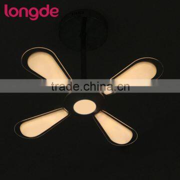 Single CCT Creative Deformable Fan Shape LED Ceiling Pendant Lamp for Restaurant photo-2