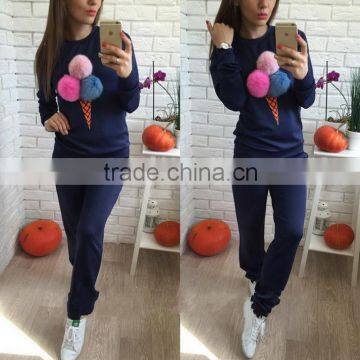 custom tracksuit cotton track suit wholesale high quality womans tracksuit