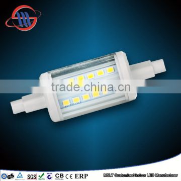 China Haining Mingshuai LED bulb R7S 78mm 2835 SMD 4W linear dimmable replace J78 halogen Lamp