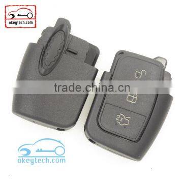 Hot Sale Ford focus Mondeo Flip remote 3 Button key shell Ford focus Mondeo Flip remote key case