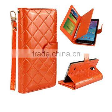 2015 Wallet PU Leather Case for Samsung N9100 Note 4