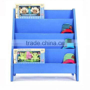 Plastic clear kids bookcase